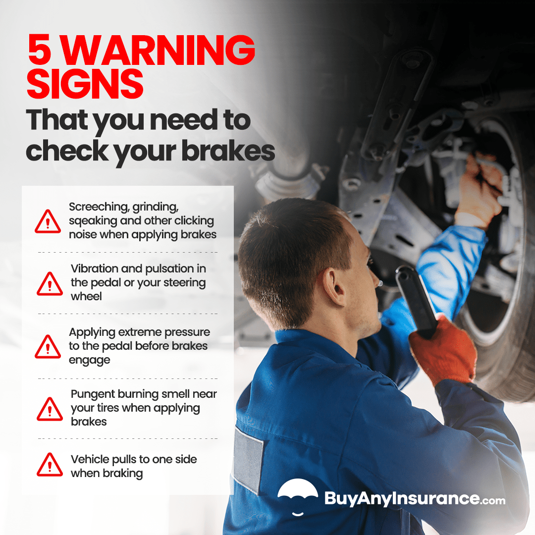 5 warning signs that you need to check your brakes