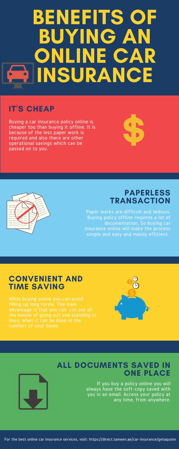 benifits of buying an online car insurance