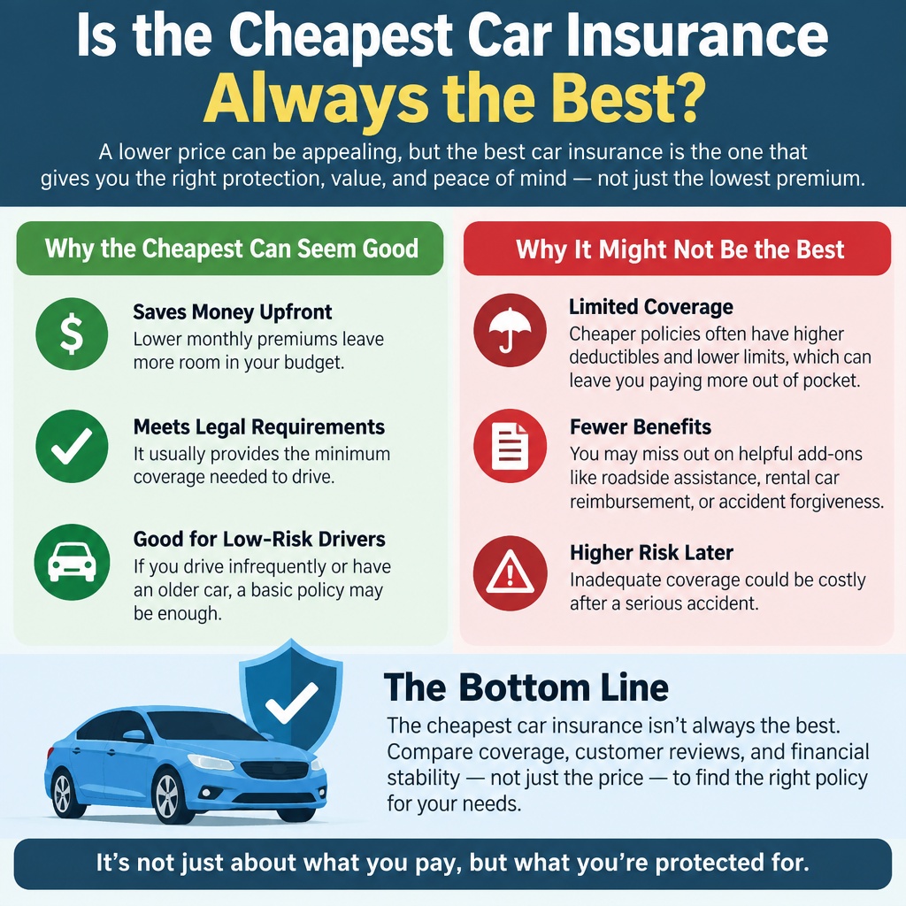 Is buying cheapest car insurance a good thing in the long run.