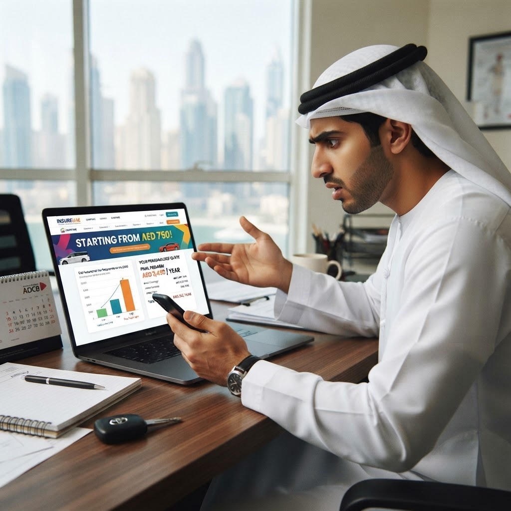 Why advertised insurance prices do not match per year charged insurance prices