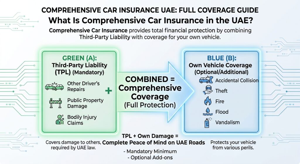 What is comprehensive car insurance in UAE
