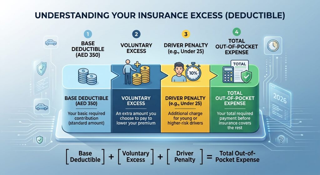 How to calculate insurance excess