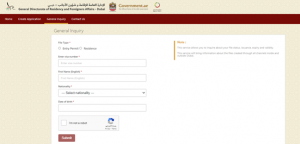 Inquire about the validity of the visa or visa issued in Dubai