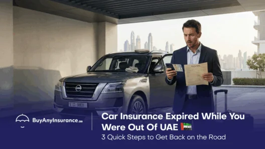 Car insurance expired while I was out of UAE, what to do now