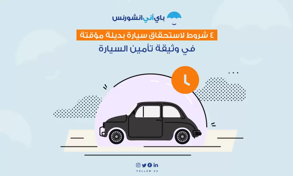 شروط استحقاق سيارة بديلة في تأمين السيارات