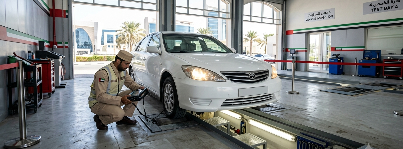 Vehicle inspection center murror abu dhabi