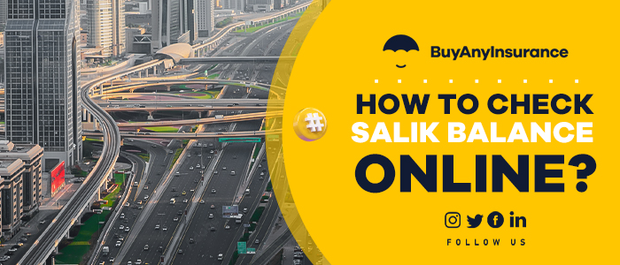 How to check Salik balance