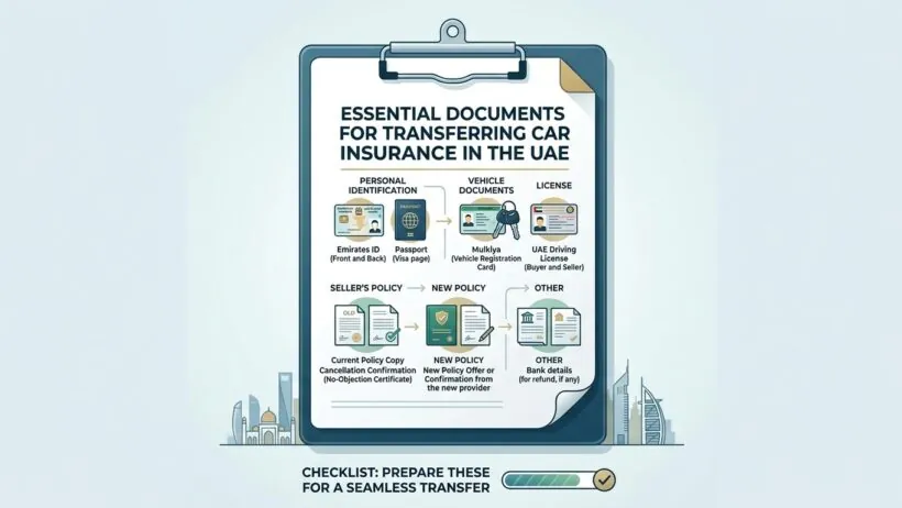 What documents I need to transfer my car in the UAE