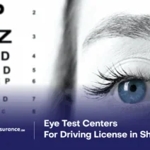 What are the approved eye test centers for driving license in sharjah near me