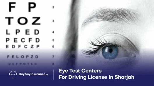 What are the approved eye test centers for driving license in sharjah near me